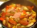 Recette Fricassee de fenouils et poivrons au chorizo