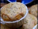 Recette Muffin au lait de coco, pavot et ananas confit