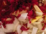 Recette Salade d'endives et betterave à la sauce noix
