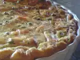 Recette Quiche aux 2 saumons et aux petits pois