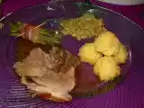 Recette Gigot d'agneau, fagots de haricots verts, flageolets