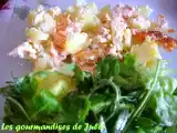 Recette Lasagnes de pommes de terre aux deux saumons
