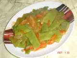Recette Haricots plats aux tomates