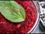 Recette Pesto de betterave crue parfumé aux noisettes et au basilic