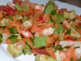 Recette Salade avocat - crevettes