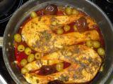 Recette Poisson a la marocaine aux olives et piments nora