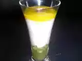 Recette Verrines coulis de kiwi/coulis de nectarine et creme mascarpone