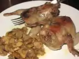 Recette Cailles aux champignons
