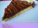 Recette Tarte fondante la compote de poire sous couche de chocolat craquant