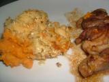 Recette Crumble de patate douce et son canard miel balsamique