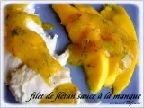 Recette Filet de fletan sauce a la mangue