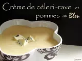 Recette Crème de céleri-rave et pommes au gorgonzola