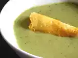 Recette Crème d'asperges et tuile au parmesan