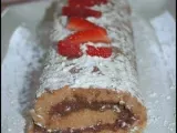 Recette Roulé au chocolat de cyril lignac fourré au nutella