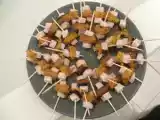 Recette Minis brochettes apéritives poulet soja curry pl