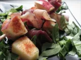 Recette Salade de magret de canard, pomme au paprika & vinaigre de pomme - miel