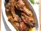 Recette Manchons de canard au romarin et sa purée de pommes de terre-carottes & butternut
