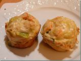 Recette Muffins légers poireau-surimi