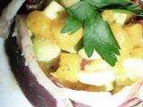 Recette Tartare de mangue et avocat au magret de canard séché