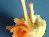 Recette Purée de fèves à la mozarella et au basilic frais