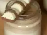 Recette Yaourt aux kinder bueno chocolat blanc