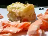 Recette Gratin patates carottes & poitrine fumee--