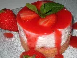 Recette Cheesecake sans cuisson -fraises- fève tonka!!
