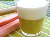 Recette Crème de mascarpone à la compote de rhubarbe