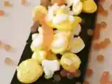 Recette Barre florentine à l'oeuf déstructuré