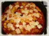 Recette Tortellinis à la sauce aux légumes et cubes de gruyère