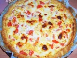 Recette Quiche jambon / tomates / mozzarella
