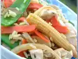 Recette Wok exotique aromatisé au citron et au romarin