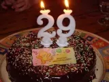 Recette Mon gâteau d'anniversaire (29 ans déjà!)