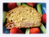 Recette Cake rhubarbe fraise