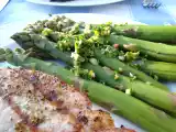 Recette Asperges à la gremolata d'ail des bois - 1 pt ww