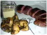 Recette Un petit filet d'agneau basse temp. et sa sauce (chaude) a l'ail ...
