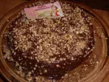 Recette Gâteau d'anniversaire au chocolat et aux noisettes caramélisées