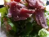 Recette Découverte d'oslo et petite salade au poisson fumé sur un tunnbröd