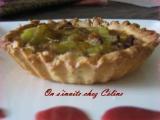 Recette Tarte à la rhubarbe sur un lit de compote