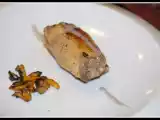 Recette Cuisson basse température d?une cuisse de poulet farcie coing...