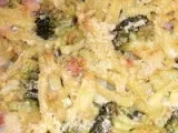 Recette Gratin de macaronis au brocoli et au jambon