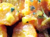 Recette Carottes mijotées à l'ail, miel et épices