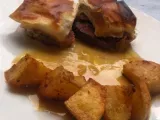 Recette Les pantoufles du cardinal ou croustillants au canard et au foie gras, sauce madère