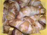 Recette Petits croissants au chevre et jambon