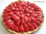 Recette Tarte aux fraises sur creme pâtissiere (vegan)