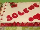Recette Gâteau de communion à la fraise et au citron de stéphane leroux