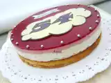 Recette Entremets nougat framboises