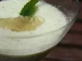 Recette Crème de concombre et billes de menthe