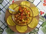 Recette Salade de mangues et tomates du chef gilles hamel