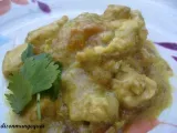 Recette Curry de poulet à la mangue et au lait de coco
